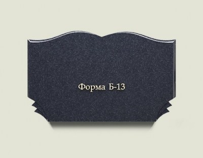 Форма Б13